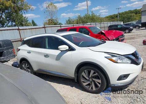 2015 Nissan Murano Platinum из США, поврежденный, VIN 5N1AZ2MH3FN221671